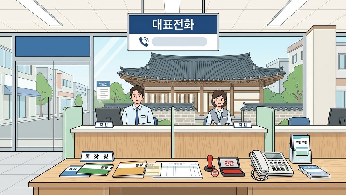 전북은행 대표전화번호 (본사)의 확인 절차를 정리한 안내 이미지