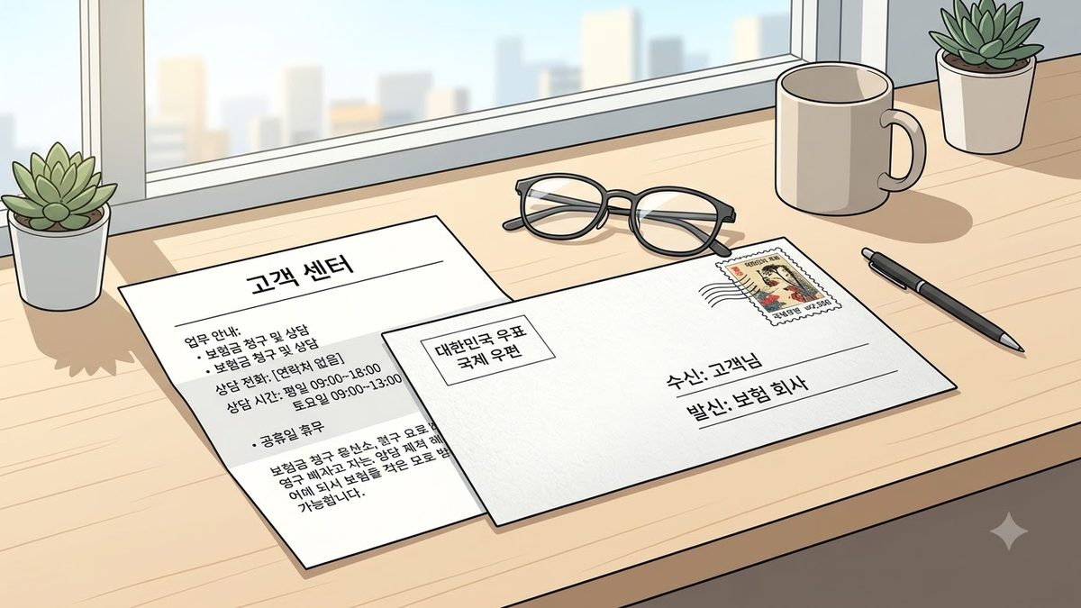 BNP파리바카디프생명 고객센터 전화번호의 확인 절차를 정리한 안내 이미지