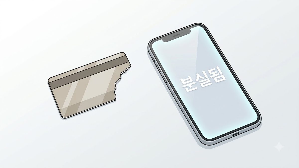 삼성카드 카드 분실신고 전화번호의 확인 절차를 정리한 안내 이미지