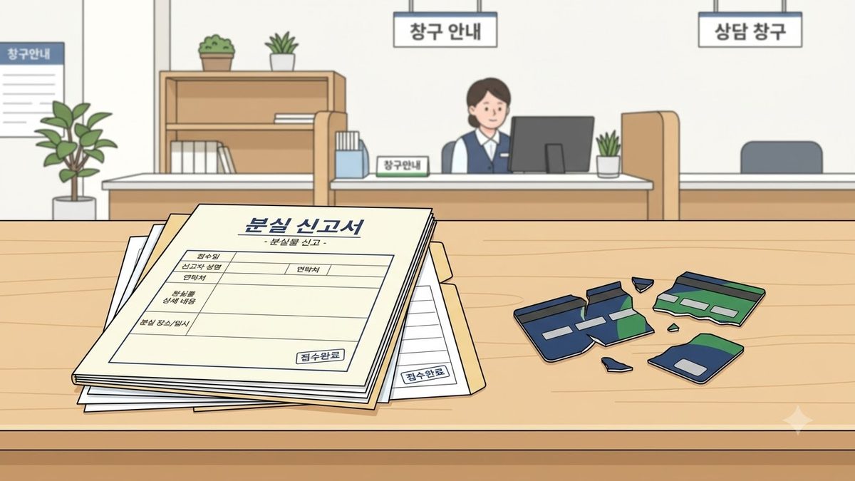 NH농협은행 카드 분실신고 전화번호의 확인 절차를 정리한 안내 이미지
