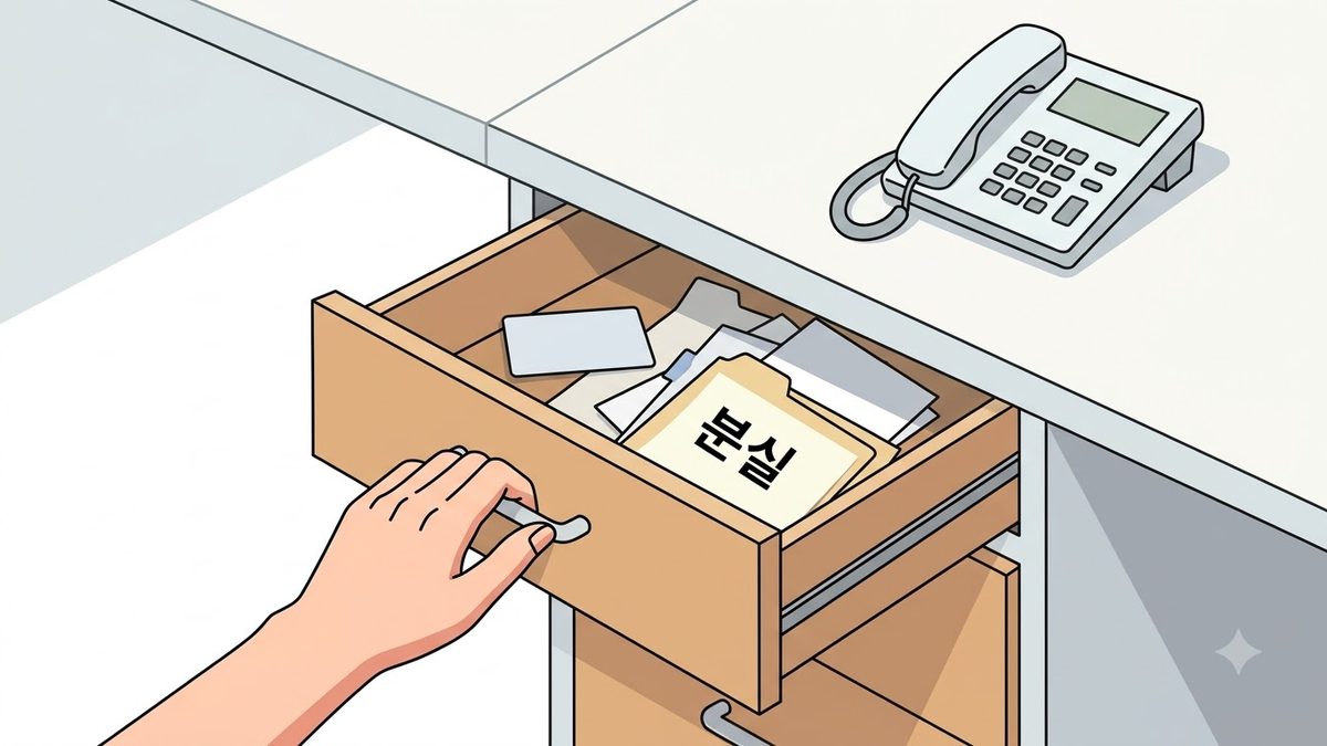 IBK기업은행 카드 분실신고 전화번호의 확인 절차를 정리한 안내 이미지