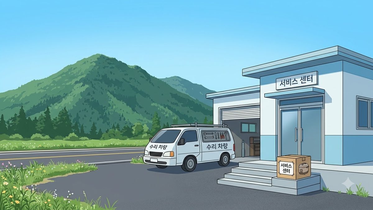 충청북도 쿠쿠 서비스센터 (주소·전화·영업시간)의 확인 절차를 정리한 안내 이미지