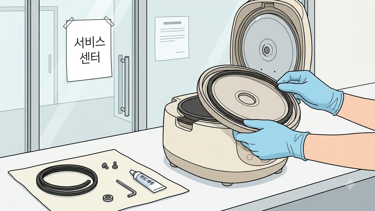 대구광역시 쿠쿠 서비스센터 (주소·전화·영업시간)의 확인 절차를 정리한 안내 이미지