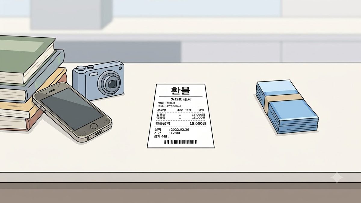 중고나라 환불 방법의 확인 절차를 정리한 안내 이미지