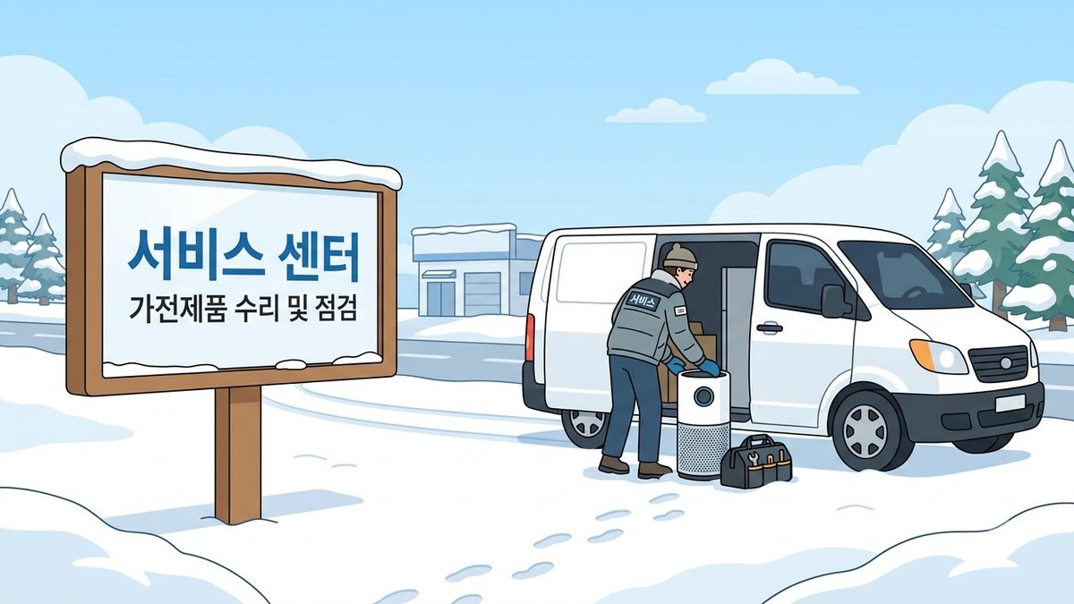 강원특별자치도 LG전자 서비스센터 (주소·전화·영업시간)의 확인 절차를 정리한 안내 이미지