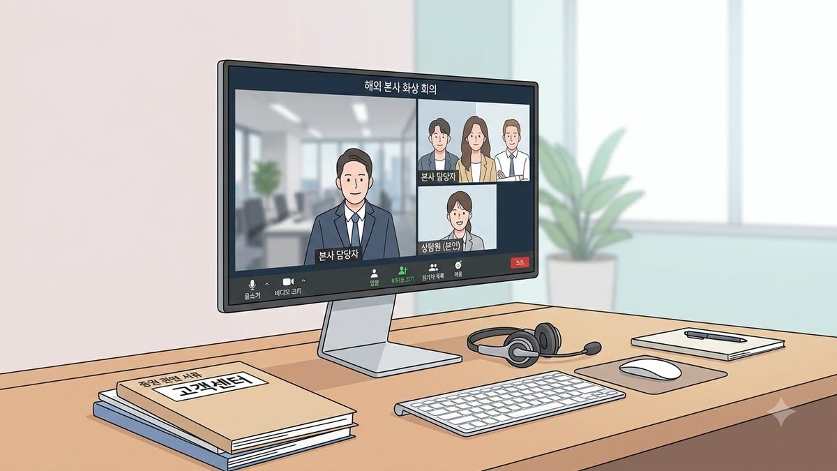 푸본현대생명 고객센터 전화번호의 확인 절차를 정리한 안내 이미지