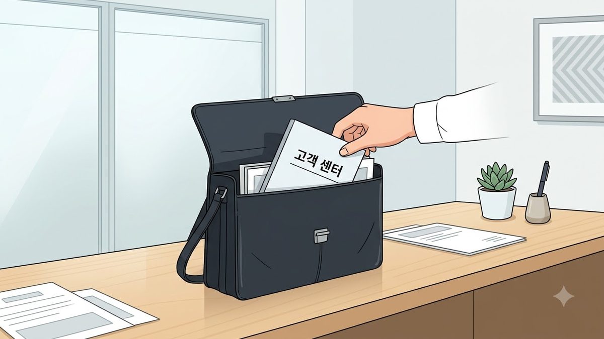 동양생명금융서비스 고객센터 전화번호의 확인 절차를 정리한 안내 이미지