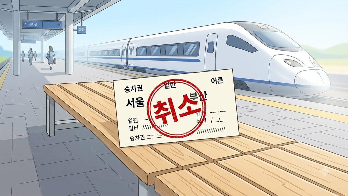 SRT 취소·환불 규정의 확인 절차를 정리한 안내 이미지