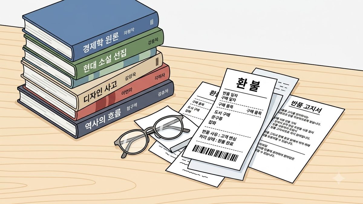 예스24 환불 방법의 확인 절차를 정리한 안내 이미지