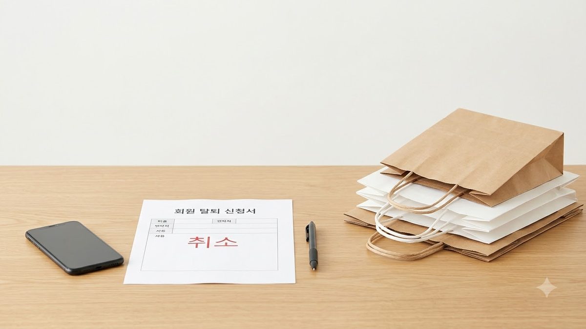 지그재그 해지 방법과 위약금의 확인 절차를 정리한 안내 이미지