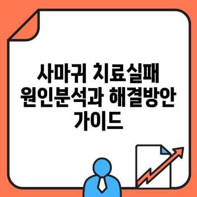 사마귀 치료실패 원인분석과 해결방안 가이드