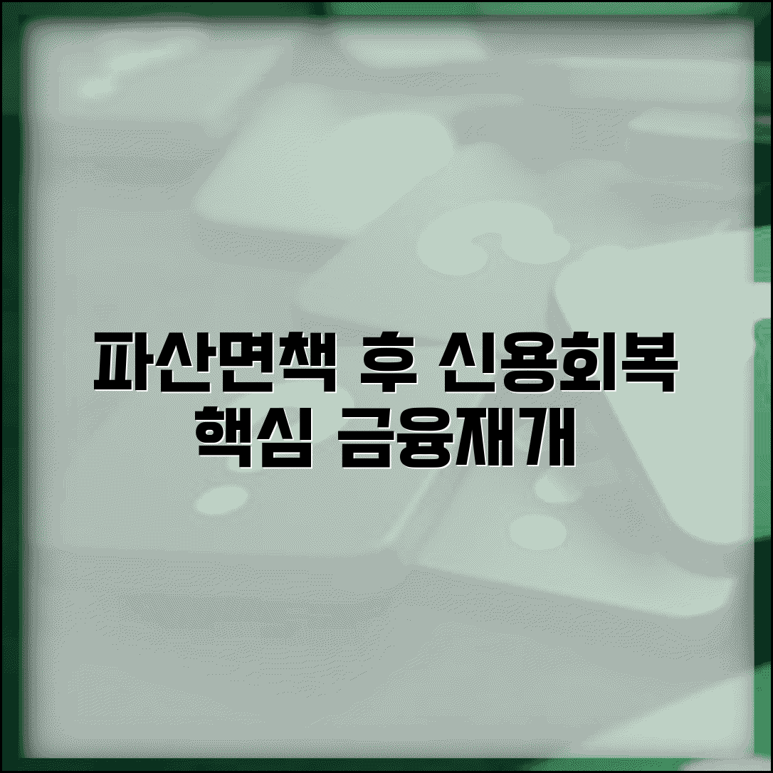 파산 면책후 신용회복 방법 | 신용점수 올리기 | 카드발급 시기 | 대출 가능 시점 | 금융거래 재개