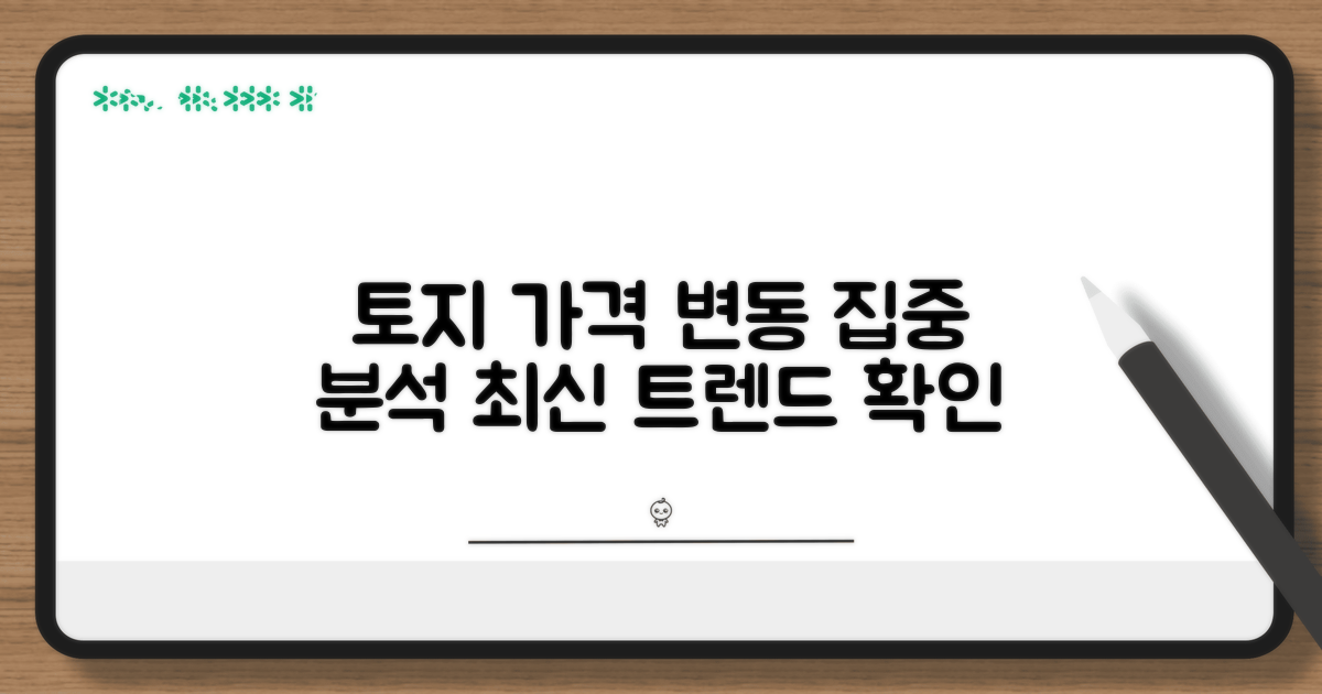 토지 가격 변동 분석