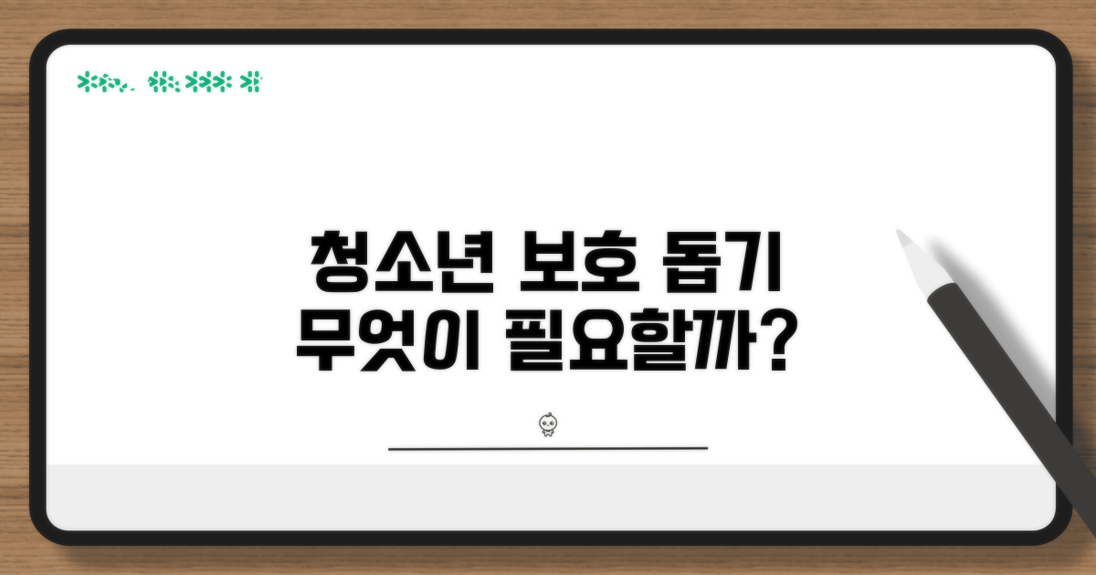 청소년 보호, 무엇을 도와줄까요?