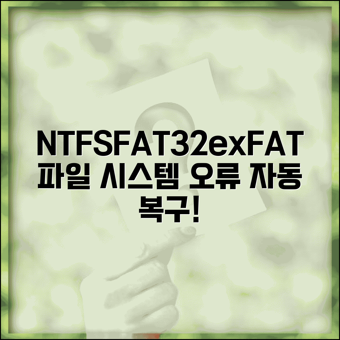 파일 시스템 오류 진단 도구 | NTFS FAT32 exFAT 파일 시스템 손상 검사하고 자동 복구하기