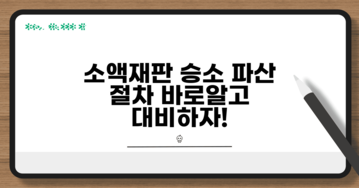 소액재판 승소 후 파산 절차