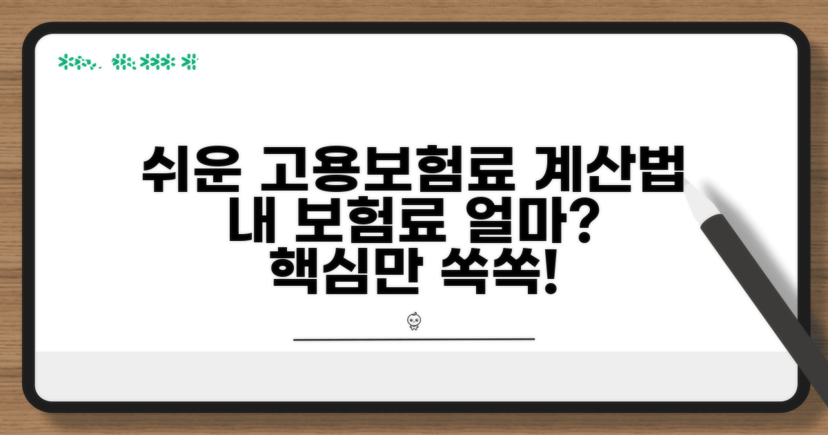 고용보험료, 기본 계산법 알아보기
