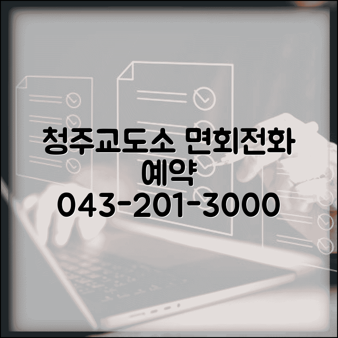 청주교도소 전화번호 043-201-3000 | 충북 청주 교정시설 면회 예약과 수용자 전화접견 안내