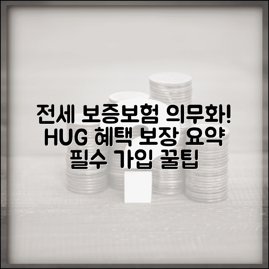 전세 보증보험 가입 의무화 | HUG 보증보험 혜택 및 보장내용