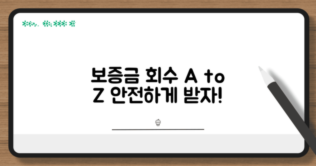보증금 회수 절차 완전 정복