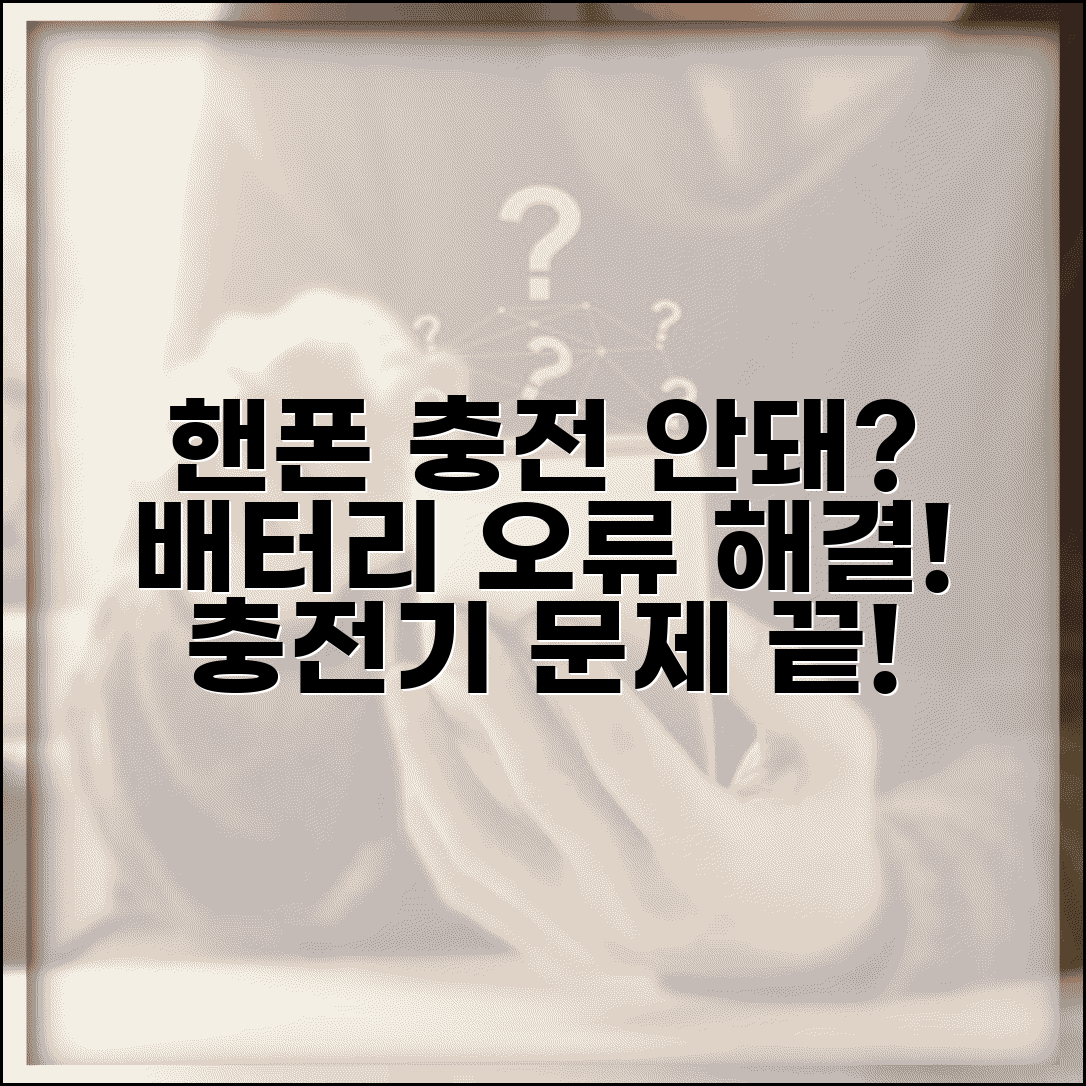 핸드폰 충전 안될때 | 배터리 충전 실패 + 충전기 오류 해결