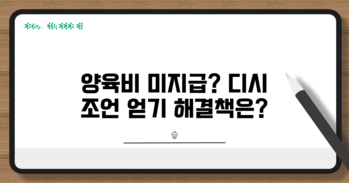 양육비 미지급, 디시 조언은?