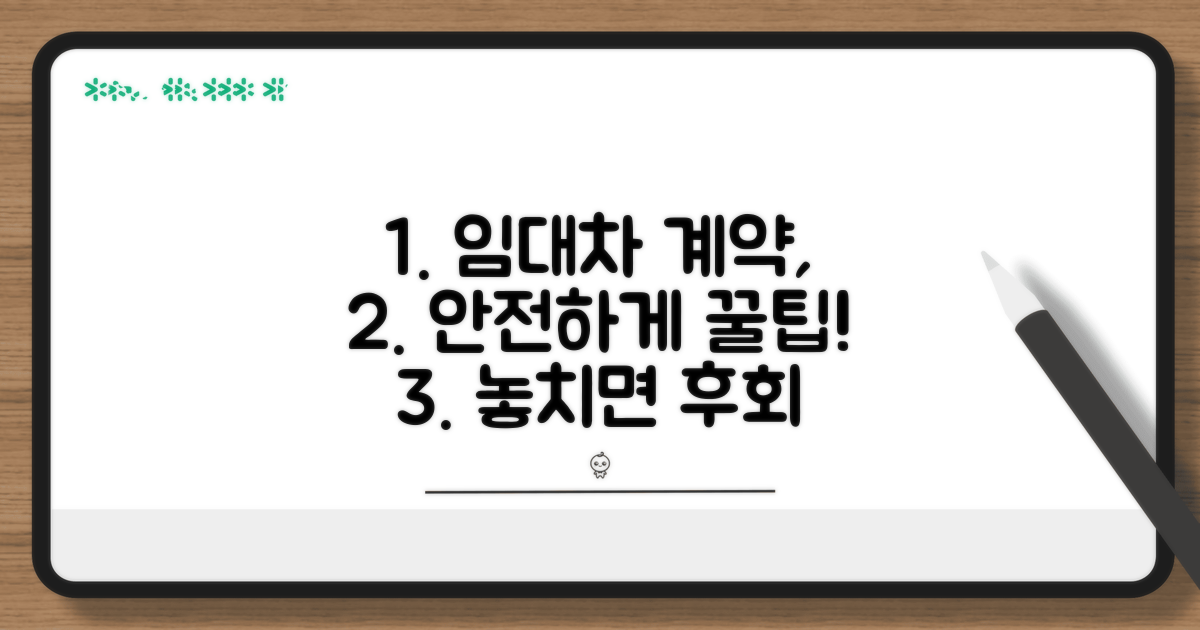 안전한 임대차 계약 꿀팁