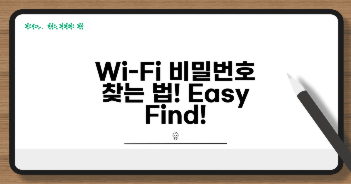 네트워크 키(Wi-Fi 비밀번호) 찾는 방법