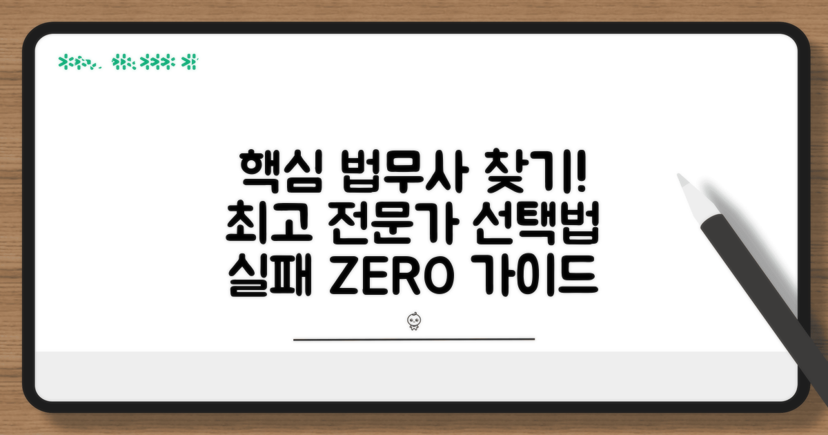 믿음직한 법무사 선택 가이드