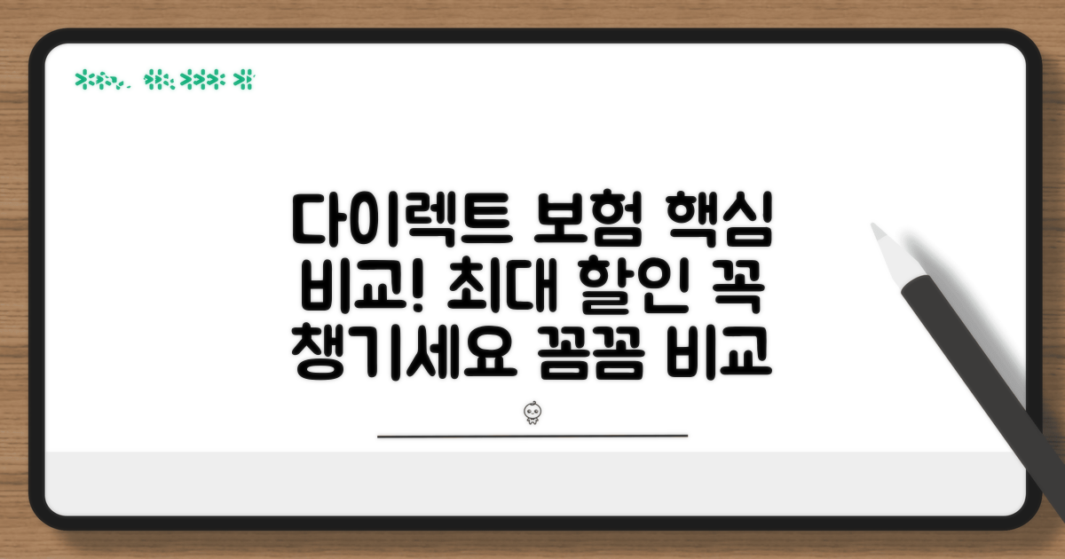 다이렉트 할인 꼼꼼히 비교하기