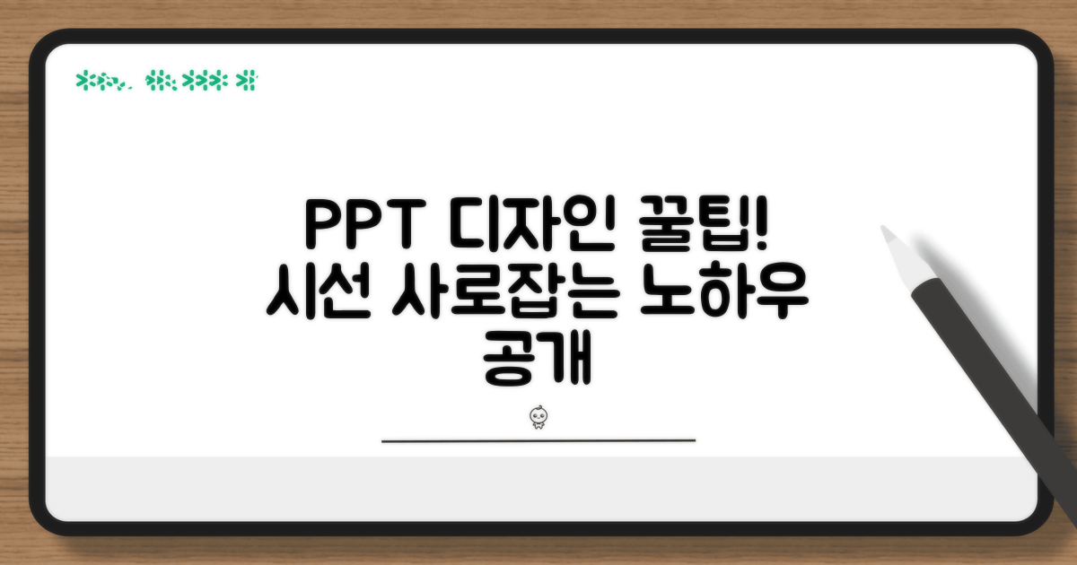 PPT 디자인 꿀팁과 활용 노하우