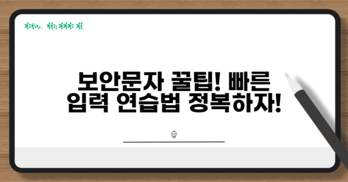보안문자 빠르게 입력하는 연습법