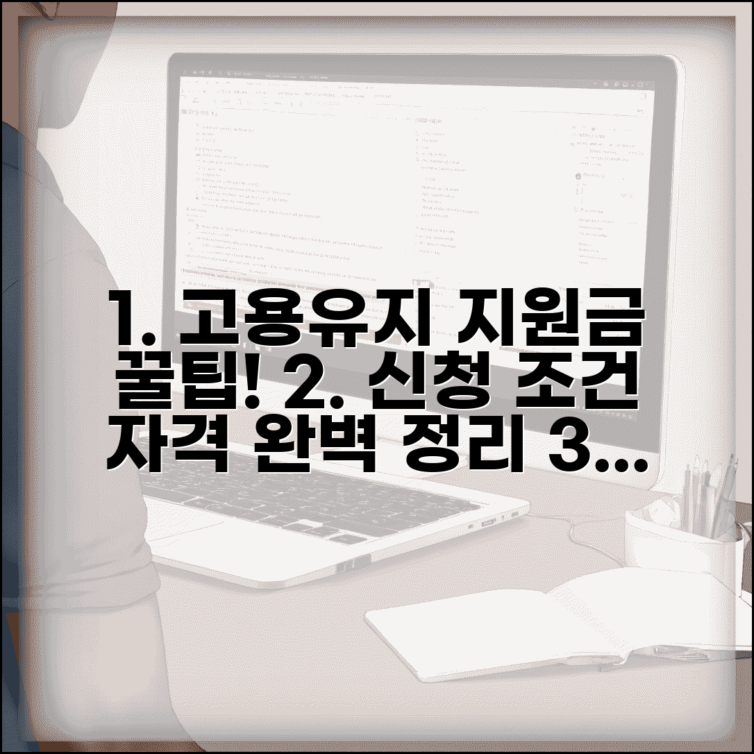 고용유지 지원금 신청조건 | 고용유지지원금 신청자격과 요건