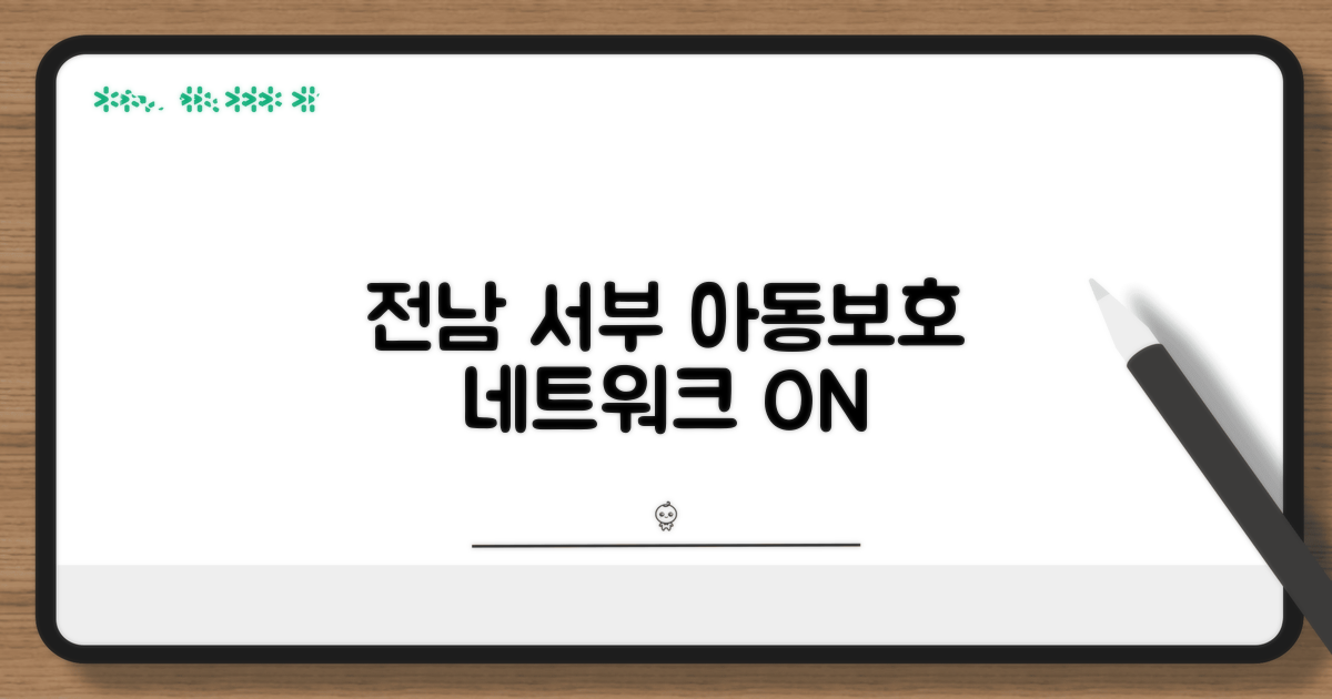 전남 서부권 아동보호 네트워크 구축