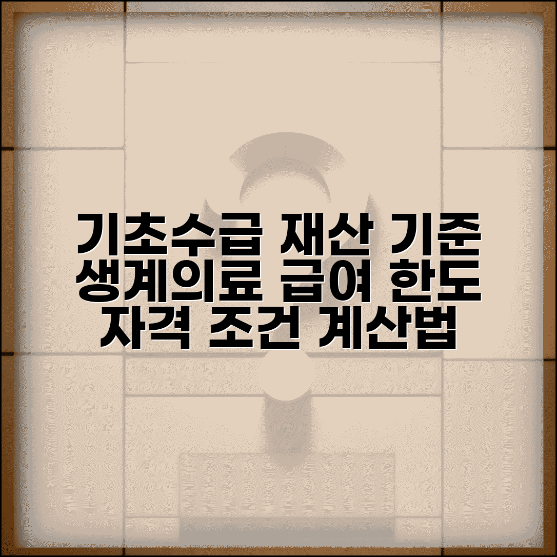 기초생활수급자 재산기준 | 생계급여 의료급여 재산 한도 | 수급자 자격 조건 | 재산 환산액 계산법