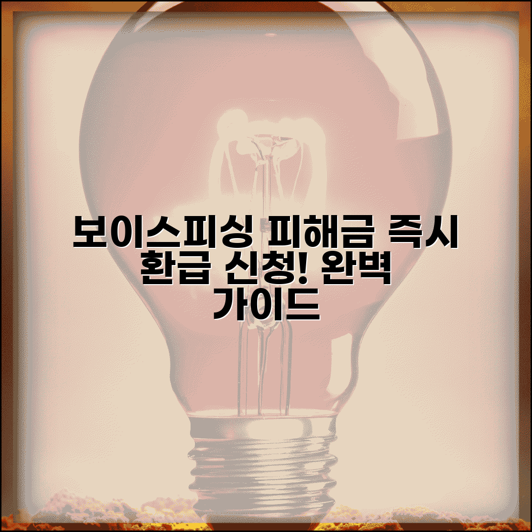 보이스피싱 피해금액환급 신청 방법 | 보이스피싱 피해금 환급 완벽 가이드