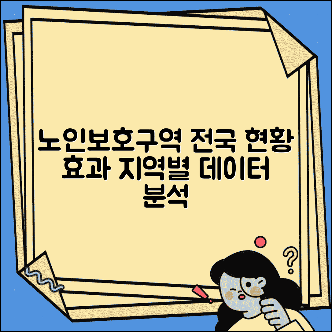 노인보호구역 현황 전국 통계 | 지역별 설치 현황과 교통사고 감소 효과 분석 데이터