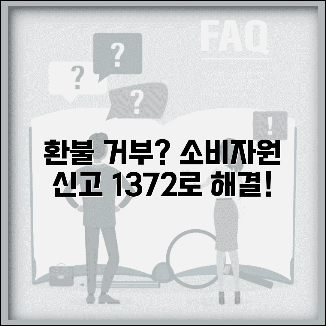 제품 환불 거부 소비자원 신고 | 환불 거부 1372 신고