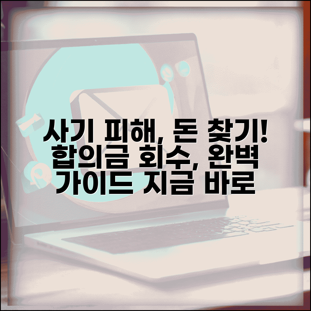 사기 피해 합의금 회수 방법 | 사기 돈 돌려받기 방법