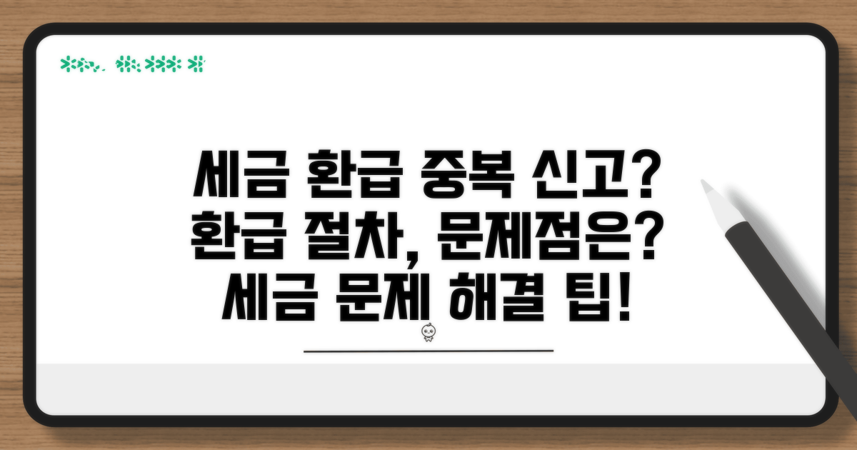 중복 신고 시 세금 문제와 환급 절차