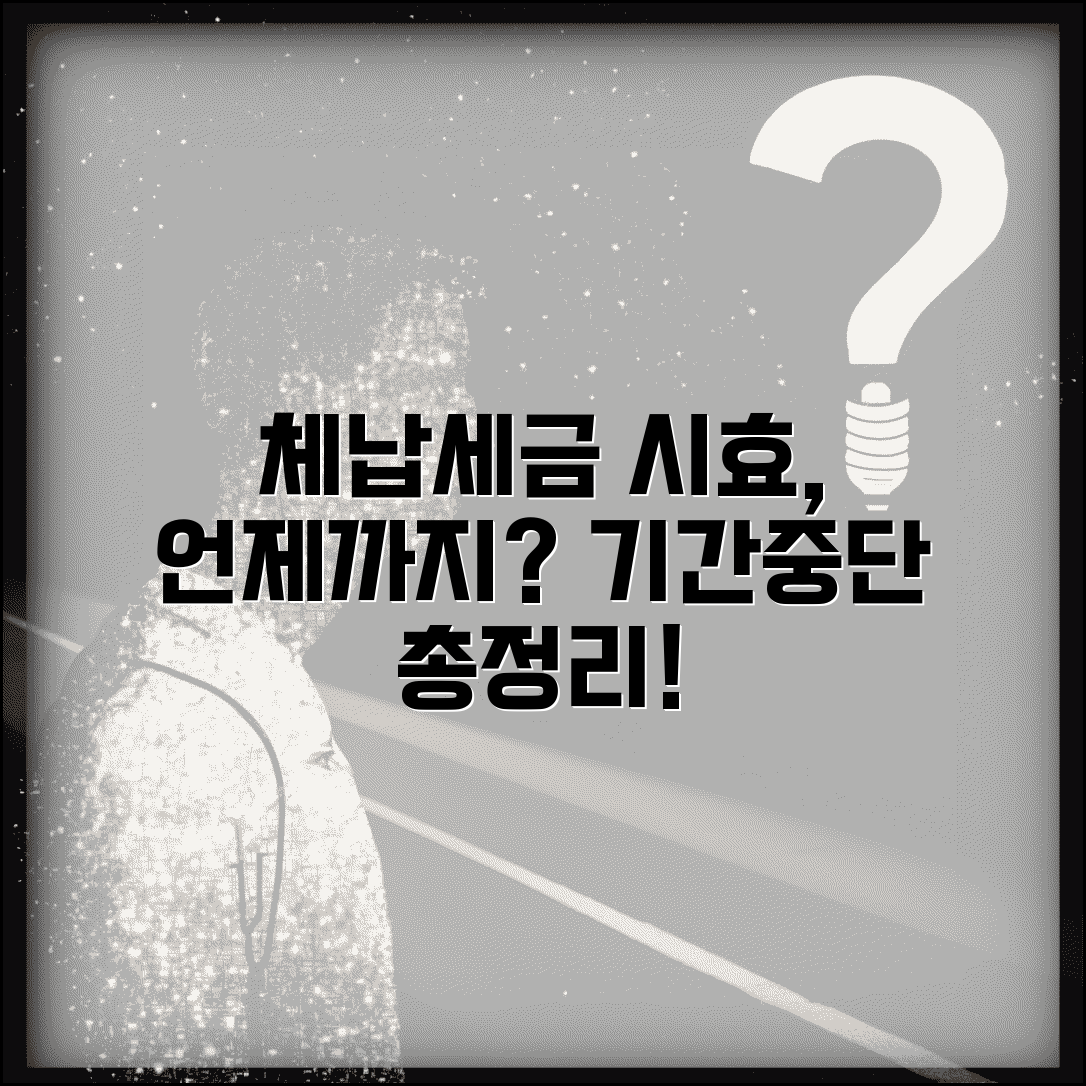 체납세금 소멸시효 언제까지인가? | 세금별 시효 기간과 시효 중단 사유