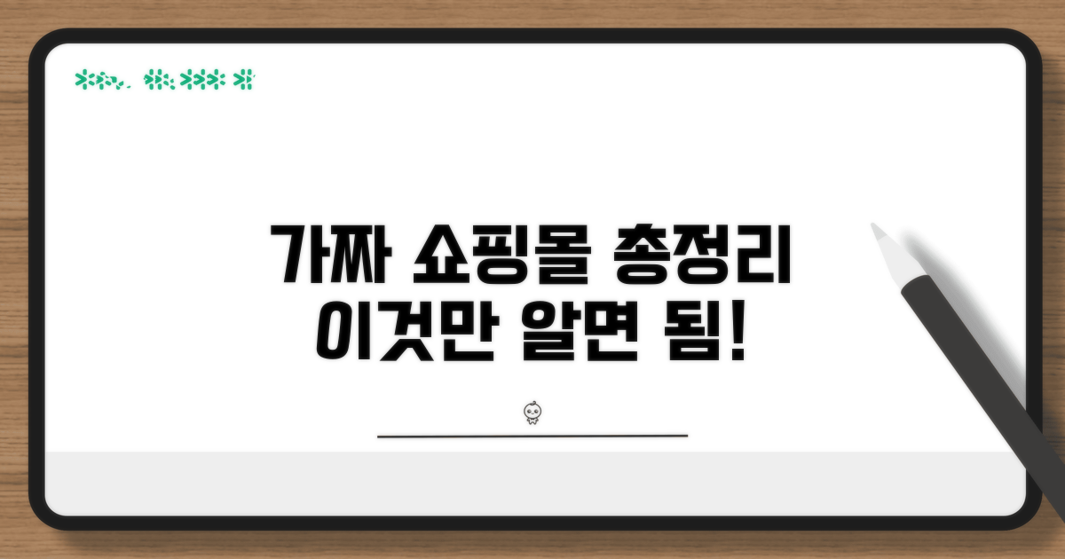 가짜 쇼핑몰 판별법 핵심 총정리