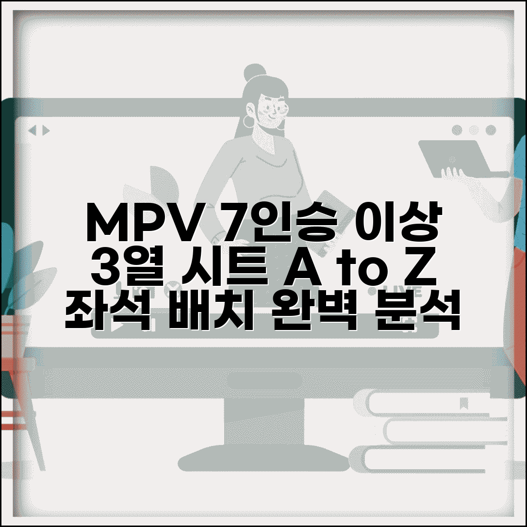 MPV 3열 시트 7인승 이상 기준 | 다인승 차량 등급 좌석 배치