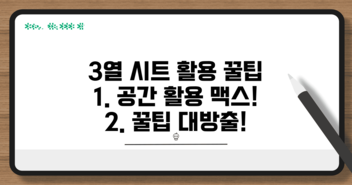 현명한 3열 시트 활용 꿀팁