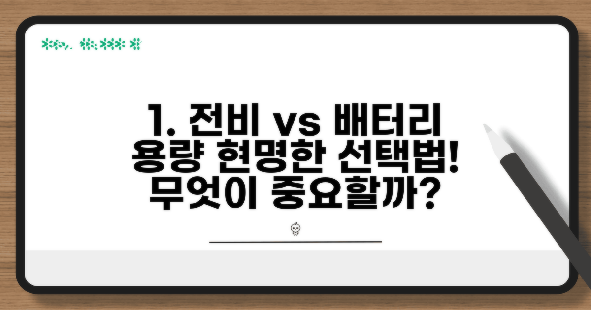 전비와 배터리 용량, 무엇을 봐야 할까?