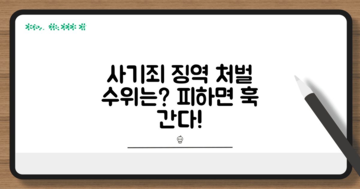 사기 청구, 형사 처벌 수위