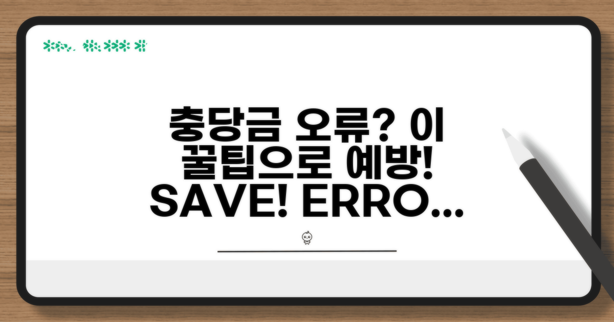 충당금 관리 오류 예방 꿀팁