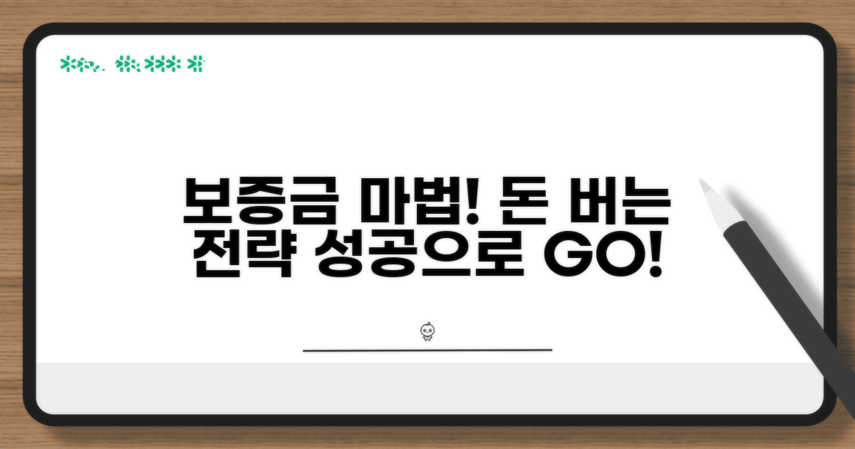 현명한 보증금 활용, 성공 전략