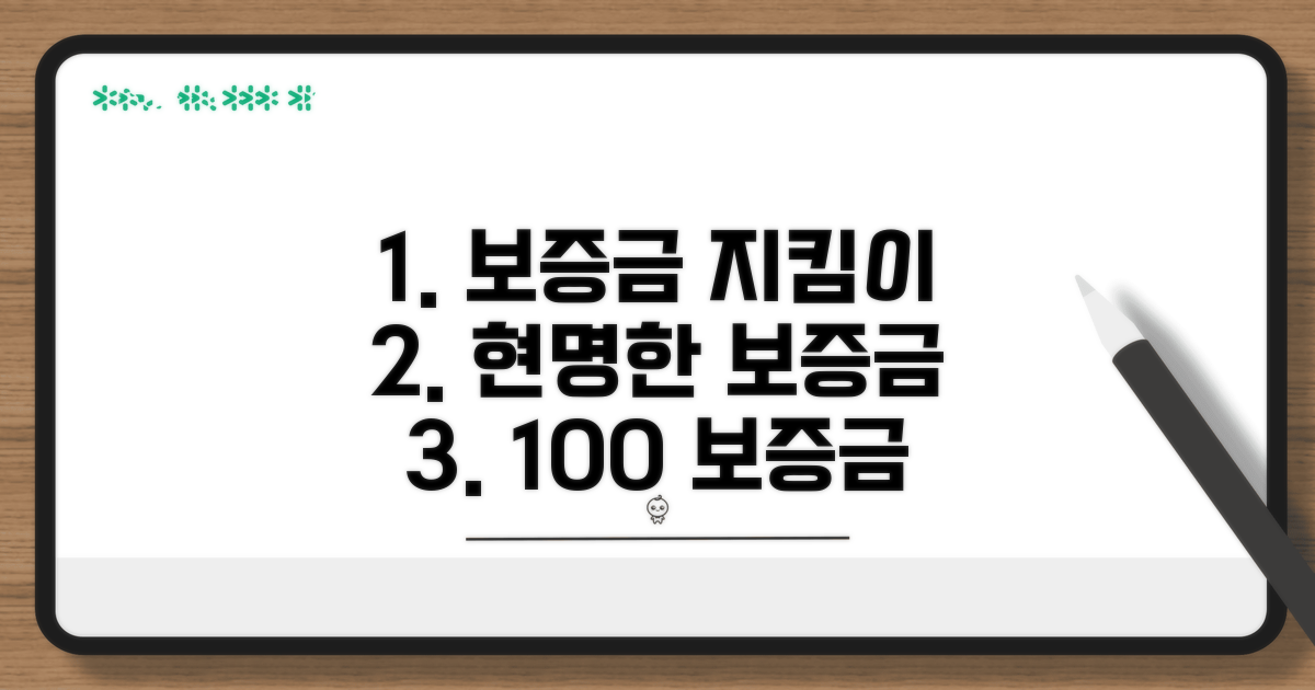 보증금 지키는 현명한 방법