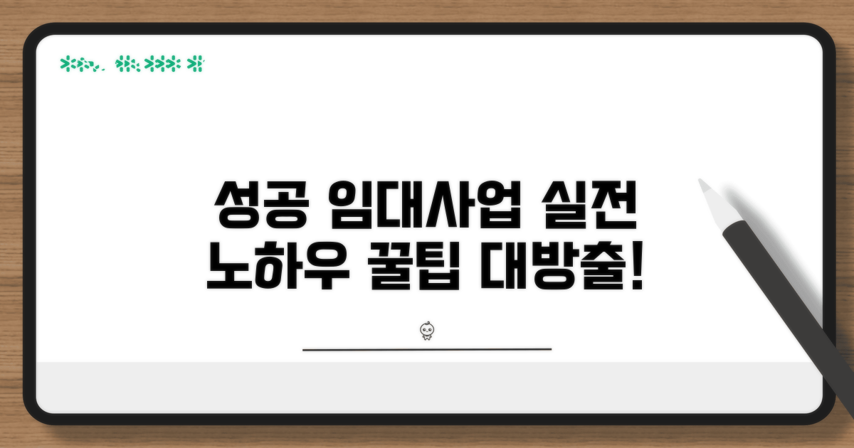 성공적인 임대사업을 위한 실전 팁